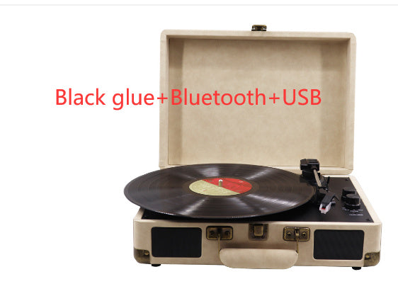 JMT-713098 Vinyl Record Player with Manual and Adapter for Home Use - Compact Design 350*255*130MM