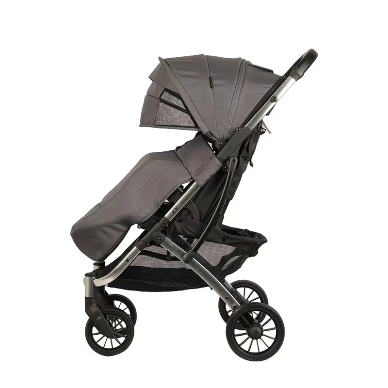 JMT-713226 Foldable Baby Stroller for Newborns to 36 Months with Five-Point Safety Harness and Footmuff