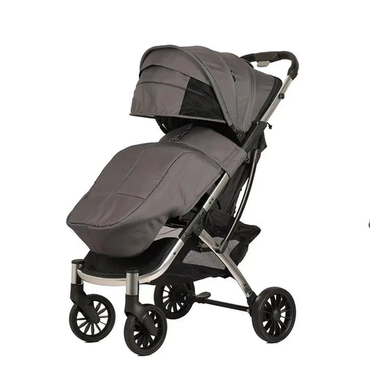 JMT-713226 Foldable Baby Stroller for Newborns to 36 Months with Five-Point Safety Harness and Footmuff