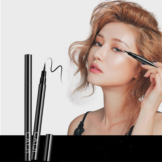 JMT-713482 Cool Black Soft Hair Eyeliner Pen - Smudge-Free Formula, Model CJ-04