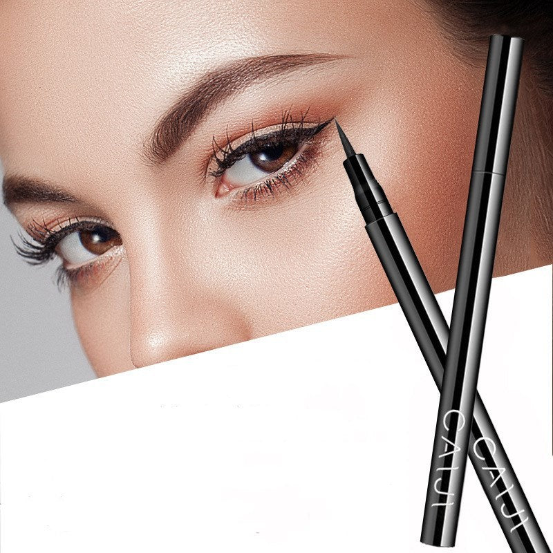 JMT-713482 Cool Black Soft Hair Eyeliner Pen - Smudge-Free Formula, Model CJ-04