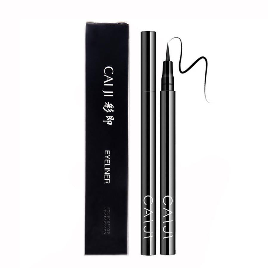JMT-713482 Cool Black Soft Hair Eyeliner Pen - Smudge-Free Formula, Model CJ-04