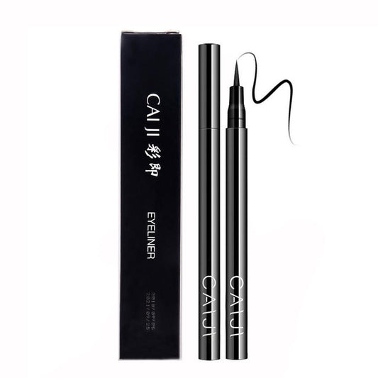 JMT-713482 Cool Black Soft Hair Eyeliner Pen - Smudge-Free Formula, Model CJ-04