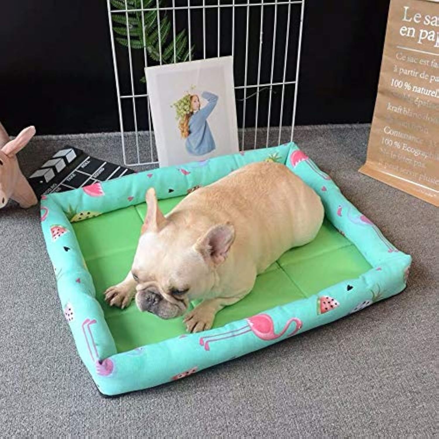 JMT-713546 Double-Sided Pet Nest for Small to Medium Dogs - Breathable Summer Design with Durable Oxford Cloth