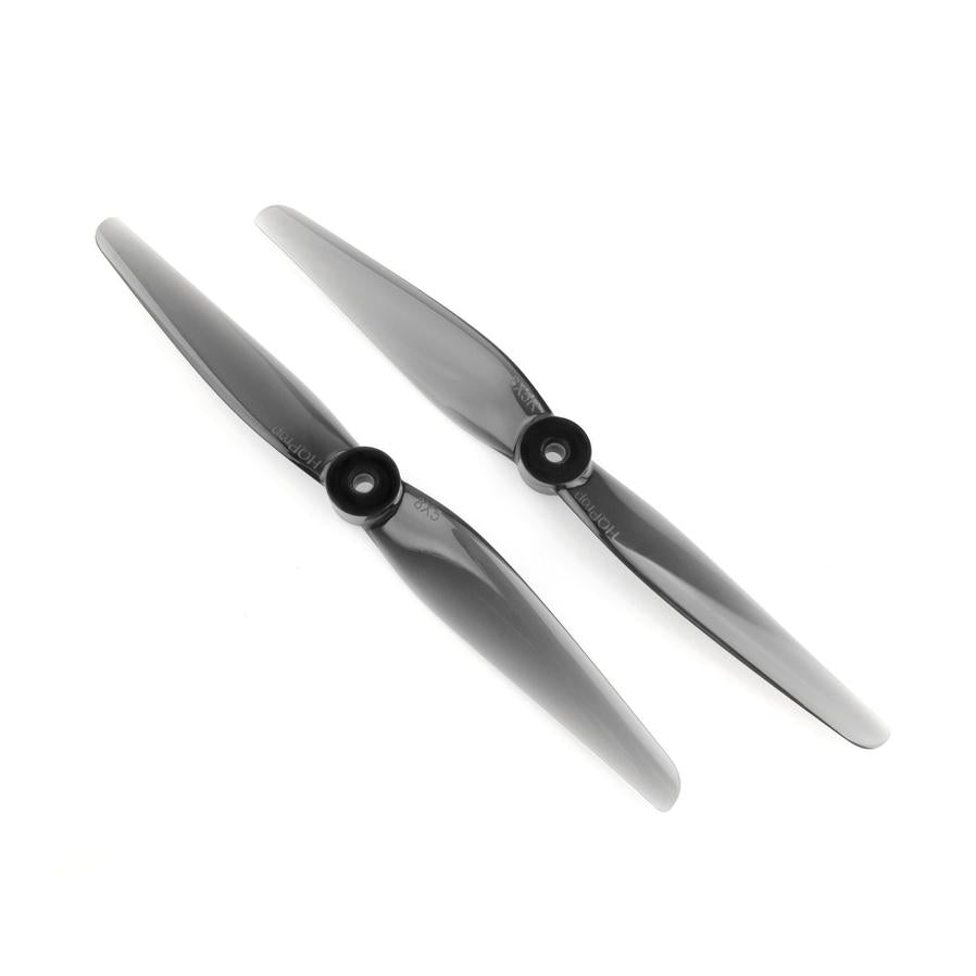 JMT-713610 HQProp 8-Inch 2-Blade Propeller, Pitch 5 Inches, for Multi-Axis FPV Drones, Gray, Pack of 4