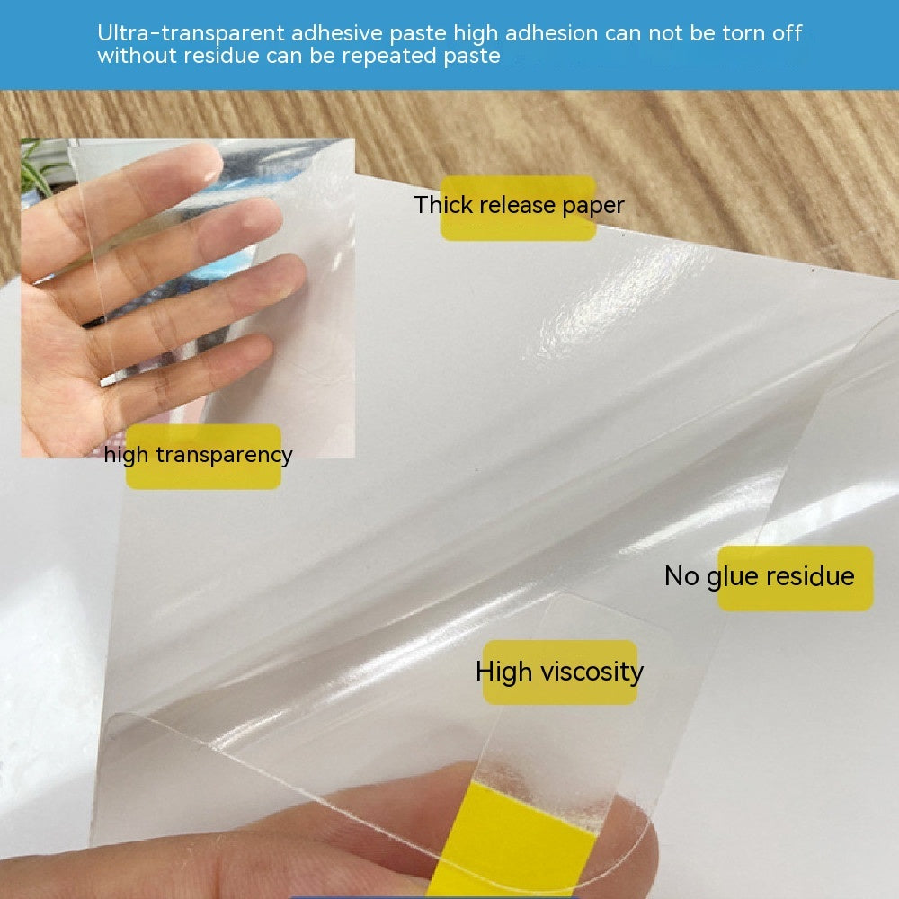 JMT-714250 Furniture Chair Anti-Scratch Stickers - 12PCS Plastic Protective Pad Set, White, 440*300MM