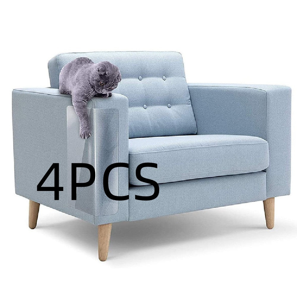 JMT-714250 Furniture Chair Anti-Scratch Stickers - 12PCS Plastic Protective Pad Set, White, 440*300MM