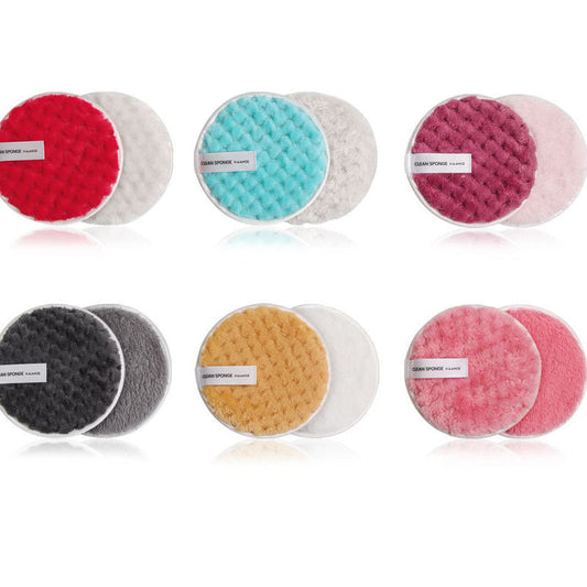 JMT-714506 Pineapple-Shaped Double-Sided Cleansing Cotton Pads - Soft PVA Material, 11.8cm, Multiple Colors
