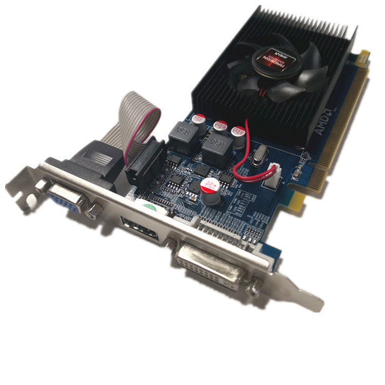 JMT-715018 AMD H7450 2GB DDR3 PCI Express Graphics Card with DVI, VGA, HDMI Output