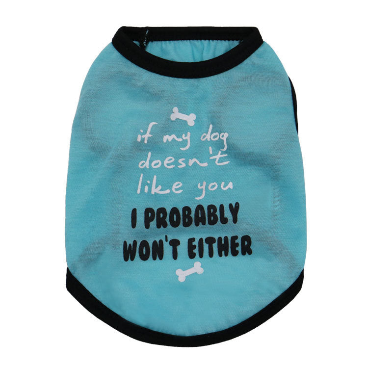 JMT-715146 Lightweight Breathable Vest for Small Dogs in Yellow, Royal Blue, and Sky Blue