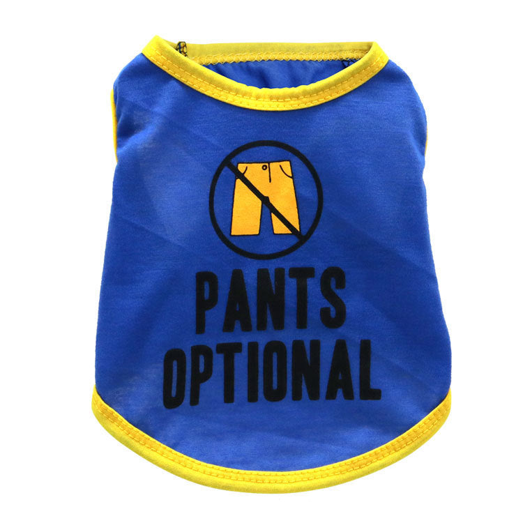 JMT-715146 Lightweight Breathable Vest for Small Dogs in Yellow, Royal Blue, and Sky Blue