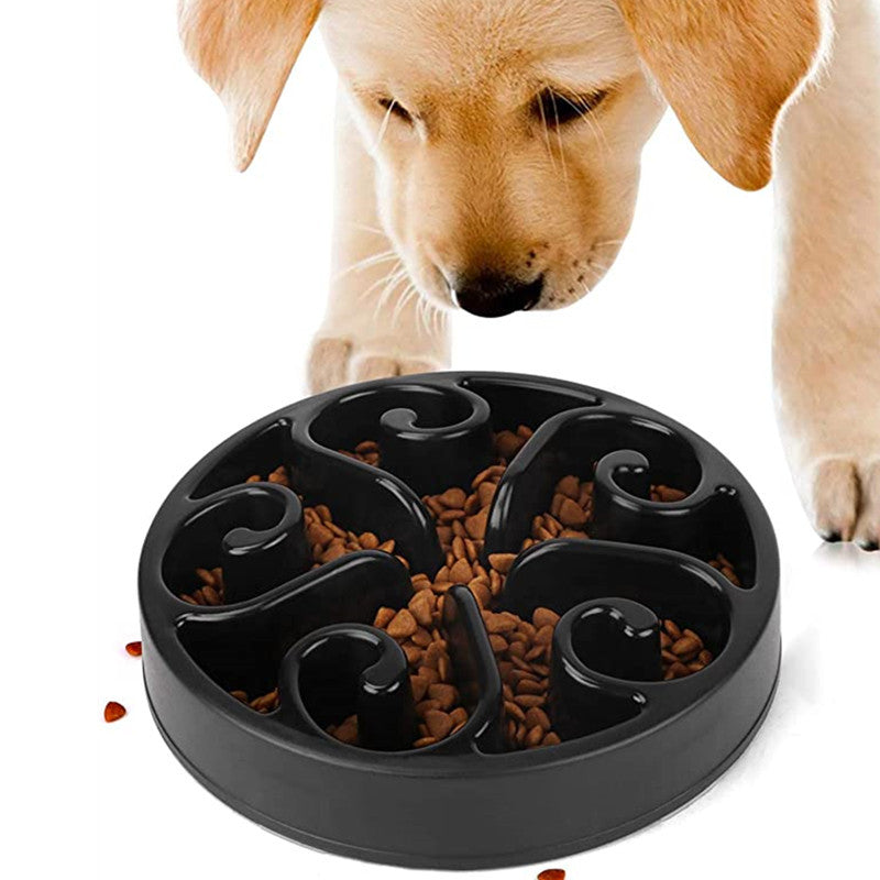 JMT-715210 Pet Dog Slow Feeder Bowl with Non-Slip Base - Eco-Friendly Feeding Dish for All Dog Sizes