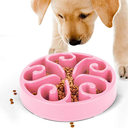 JMT-715210 Pet Dog Slow Feeder Bowl with Non-Slip Base - Eco-Friendly Feeding Dish for All Dog Sizes