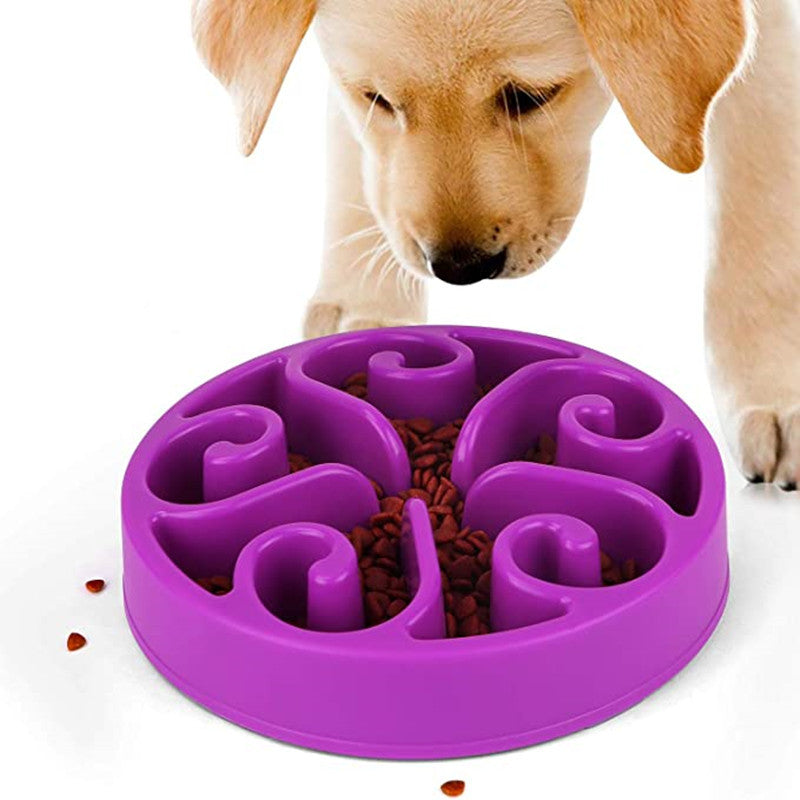 JMT-715210 Pet Dog Slow Feeder Bowl with Non-Slip Base - Eco-Friendly Feeding Dish for All Dog Sizes