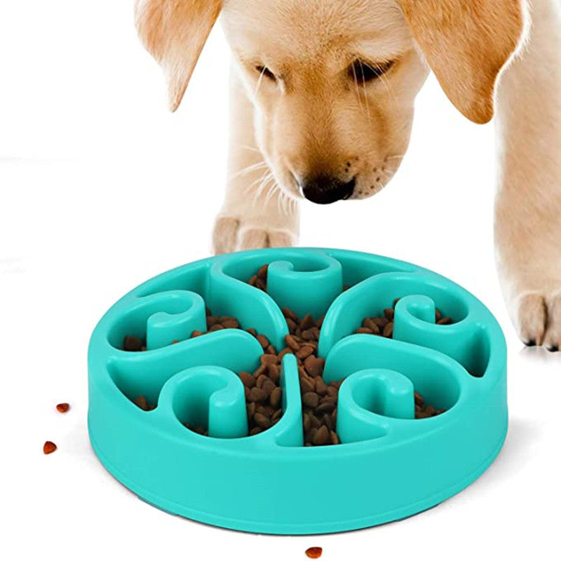 JMT-715210 Pet Dog Slow Feeder Bowl with Non-Slip Base - Eco-Friendly Feeding Dish for All Dog Sizes