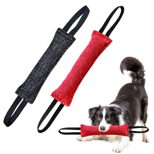 JMT-715530 Durable Dog Tug Chew Stick for Teeth Cleaning - Ideal Interactive Toy for Medium Breeds
