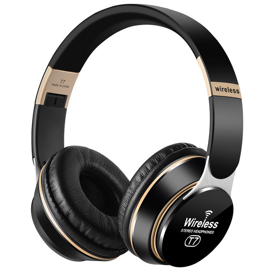 JMT-715530 Foldable Wireless Bluetooth Headset with Stereo Sound and Call Function - Compatible with Mobile Devices