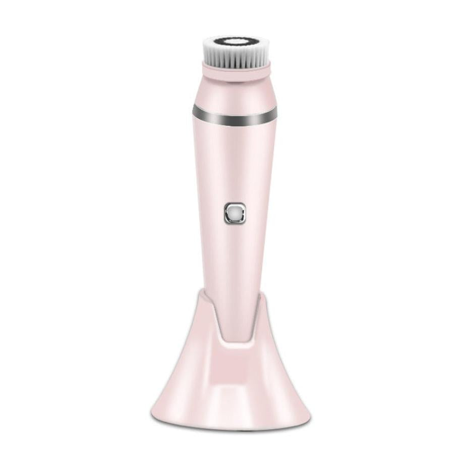 JMT-715786 Ultrasonic Electric Face Washing Brush with Pore Cleaner and Massage Functions - White, Green, Pink