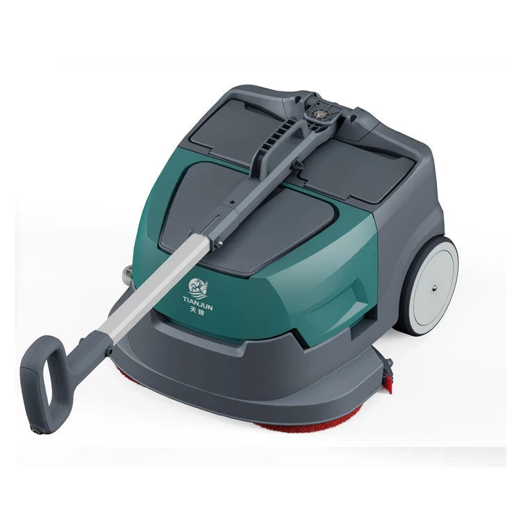 JMT-715850 Compact Hand Push Mini Walk Behind Floor Scrubber for Efficient Cleaning