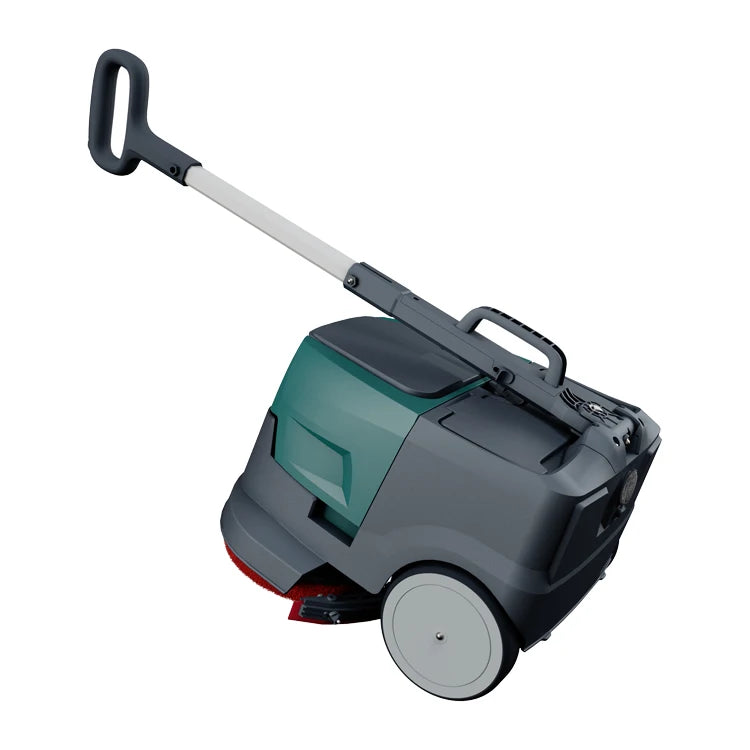 JMT-715850 Compact Hand Push Mini Walk Behind Floor Scrubber for Efficient Cleaning
