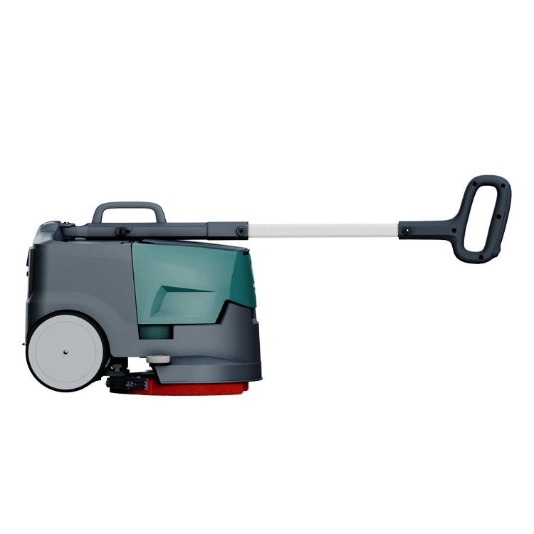 JMT-715850 Compact Hand Push Mini Walk Behind Floor Scrubber for Efficient Cleaning