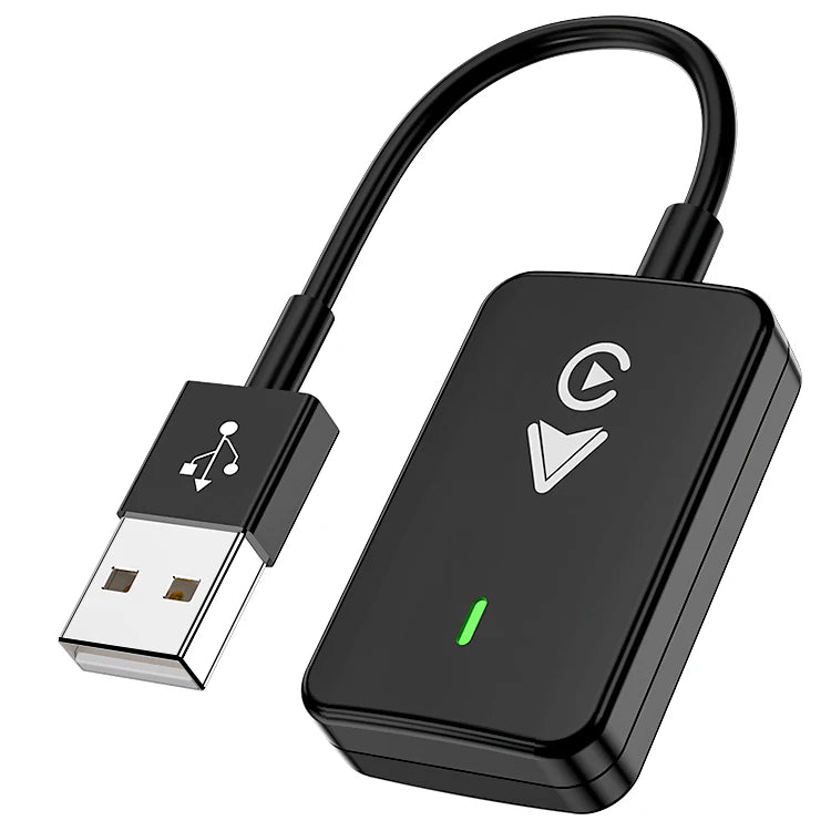 JMT-716042 Wireless Carplay Adapter for Apple Carplay and Android Auto - Converts Wired to Wireless Connection