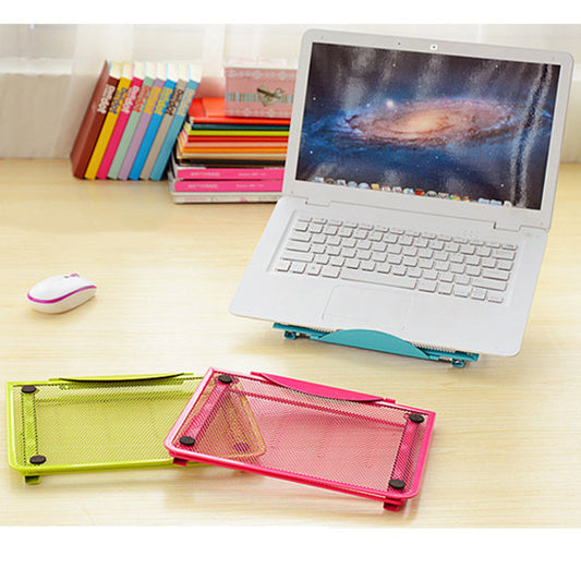 JMT-716170 Adjustable Foldable Laptop Stand with Non-Slip Pads - Iron Construction for Stability and Easy Storage