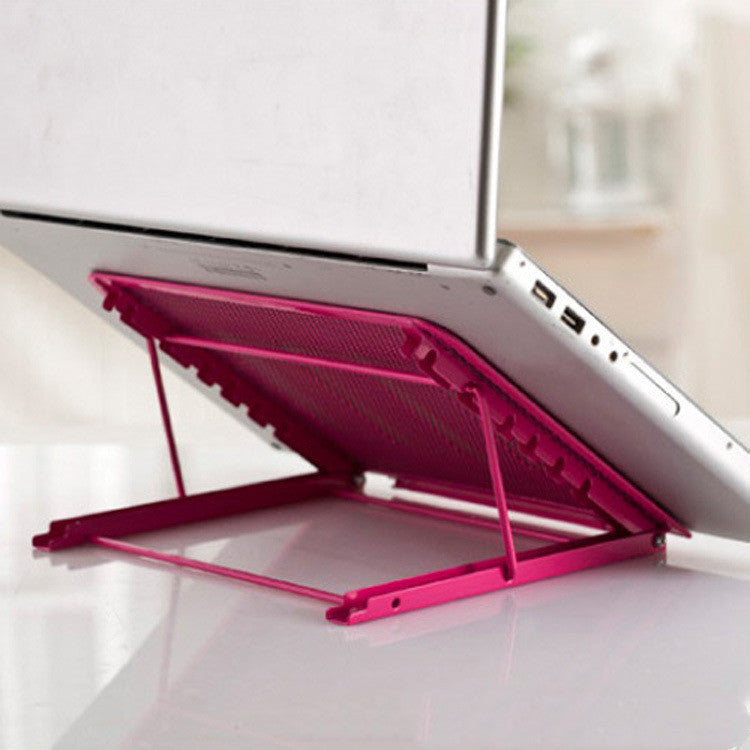 JMT-716170 Adjustable Foldable Laptop Stand with Non-Slip Pads - Iron Construction for Stability and Easy Storage