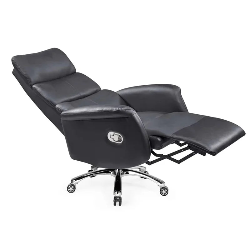 JMT-716298 Elegant Ergonomic Executive Office Chair in PU Leather with Modern Design and Luxury Swivel Feature