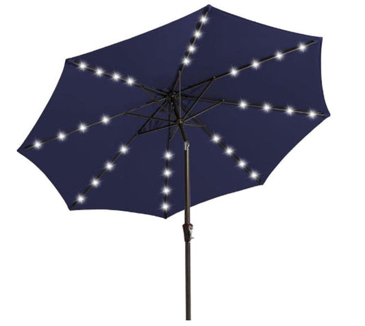 JMT-716426 All-Iron Pillar Umbrella Lamp with Bead Detailing