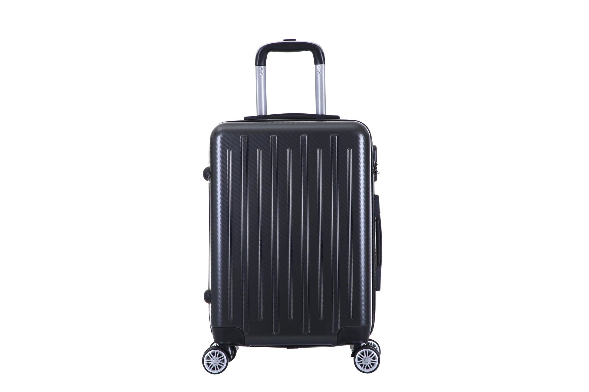 JMT-716426 Durable ABS+PC Luggage Set with Spinner Wheels and Handbag - 3-Piece Trolley Bag Collection