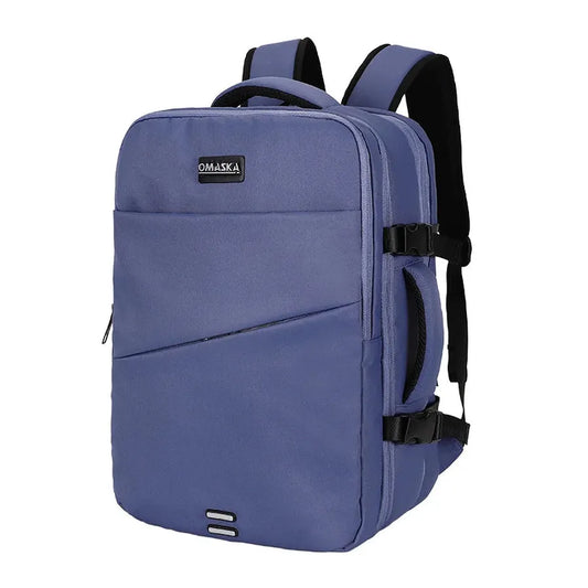 JMT-716554 Large Capacity 17-Inch Waterproof Nylon Laptop Backpack with Extension Layer for Students