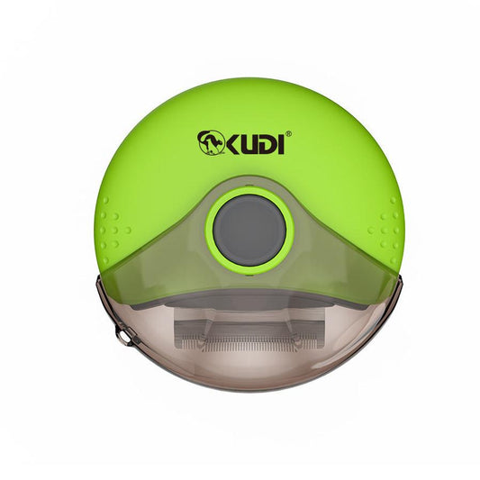 JMT-716618 Three-in-One Pet Comb Brush - Durable ABS/PC with Stainless Steel Design, Compact Size 98*95*35mm, Available in Orange and Green