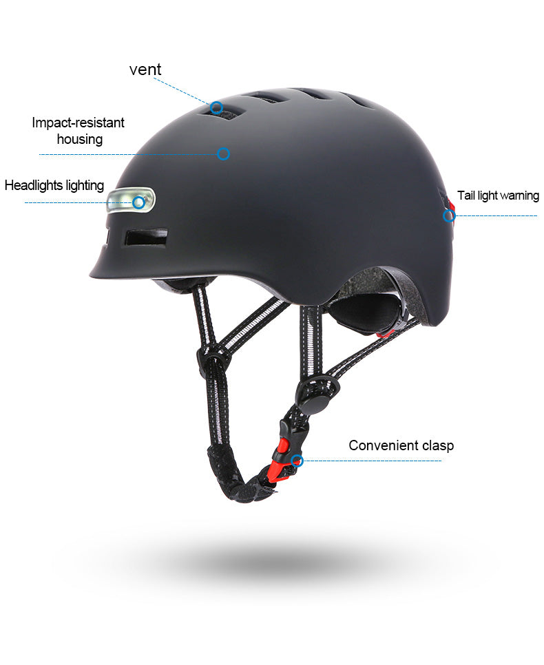 JMT-716746 Smart Safety Light for Skateboards and Cycling Helmets