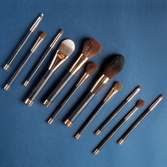 JMT-716810 Magnet Makeup Brush Set with Real Hair - Complete and Durable Tool Kit