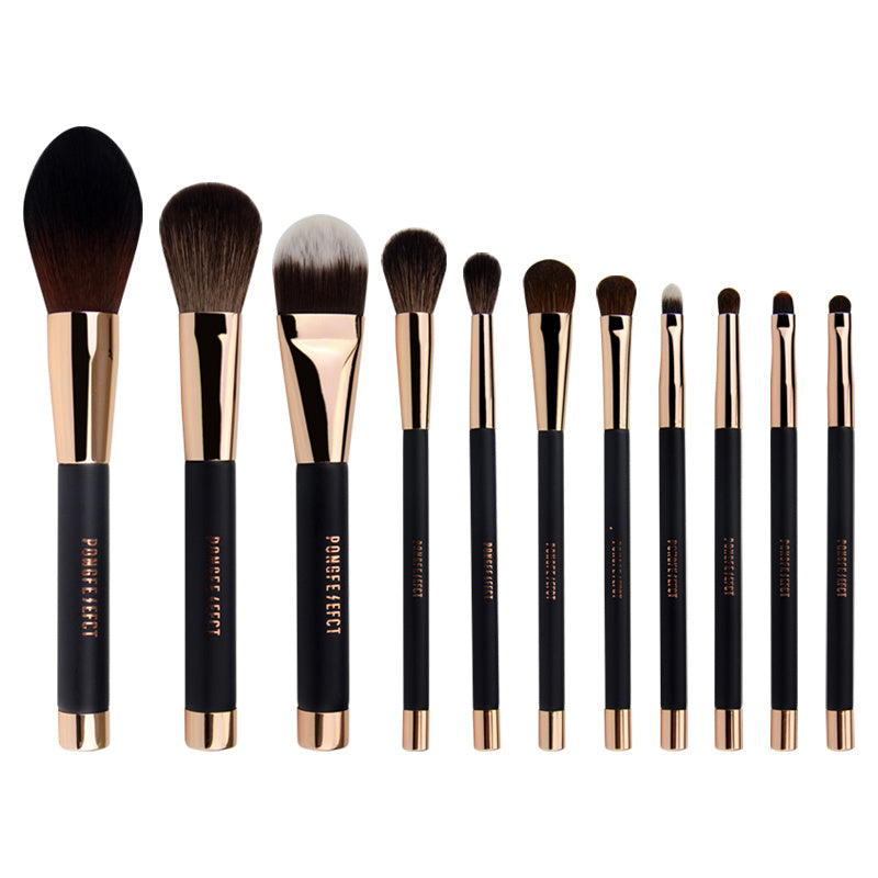 JMT-716810 Magnet Makeup Brush Set with Real Hair - Complete and Durable Tool Kit