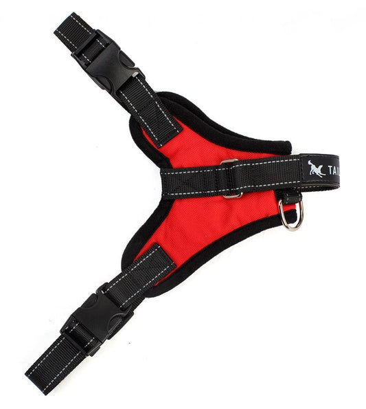 JMT-716874 Adjustable Dog Chest Harness with Round Rope or Anti-Break Chain, Available in Multiple Colors and Sizes