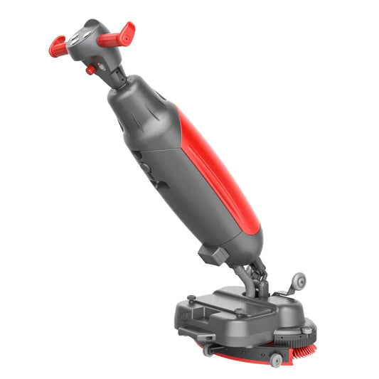 JMT-717002 8-Inch Mini Electric Floor Tile Cleaning Scrubber with Foldable Handle