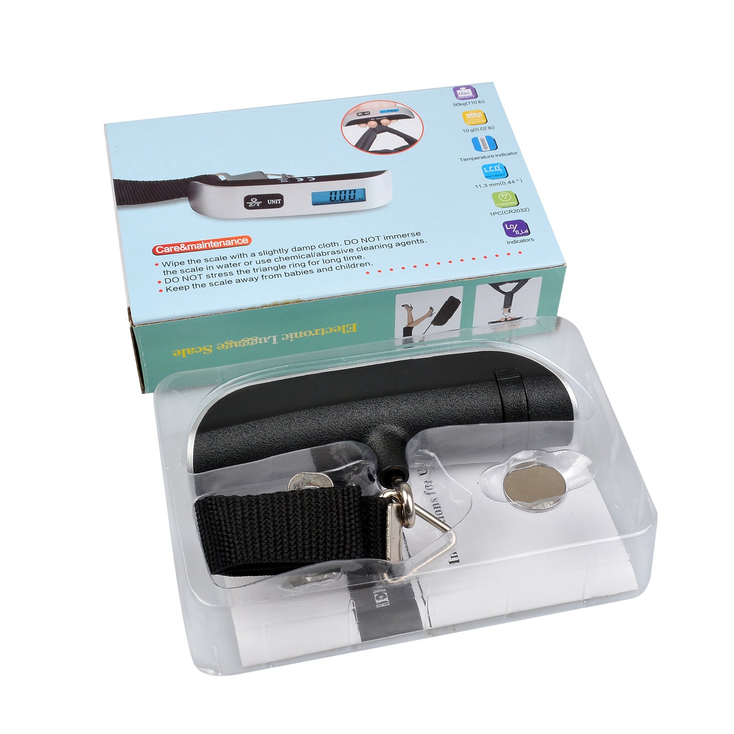 JMT-717770 T-shaped Electronic Luggage Scale for Accurate Travel Weighing