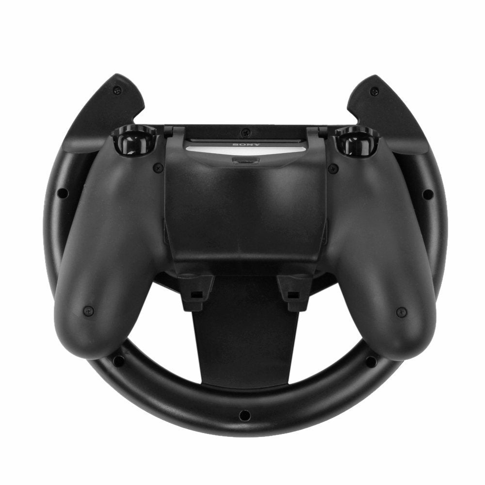 JMT-718154 PS4 Game Console Steering Wheel Accessory - ABS Construction, Entry to Elite Level Performance