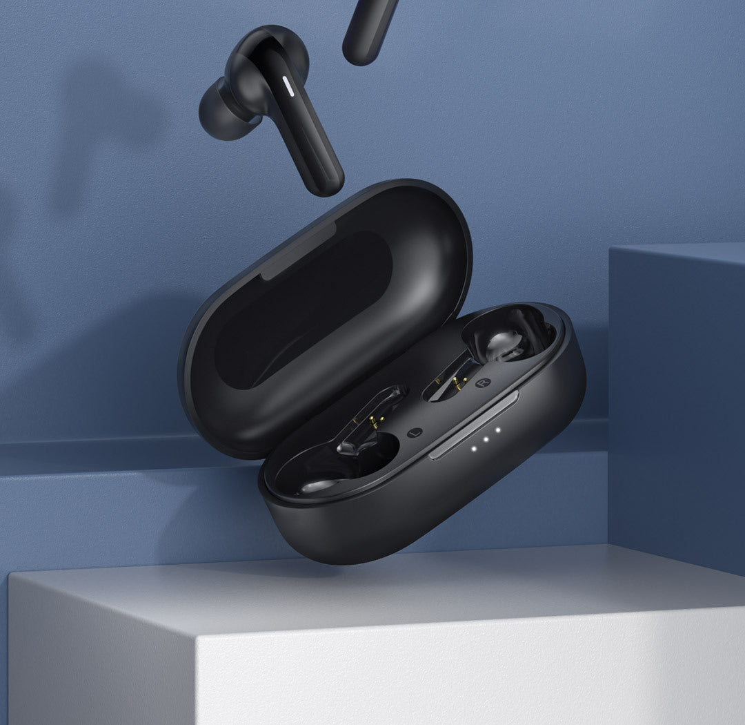 JMT-718346 True Wireless Bluetooth In-Ear Sports Headphones with Binaural Calling and Noise Reduction Features