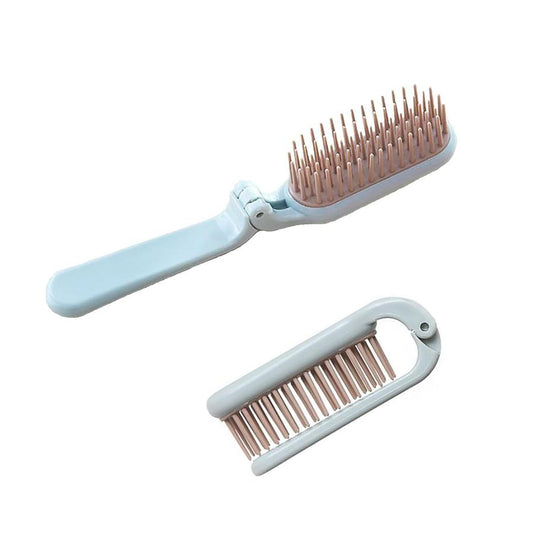 JMT-718922 Foldable Pet Brush for Travel, Soft Toothed Comb for Dogs and Cats