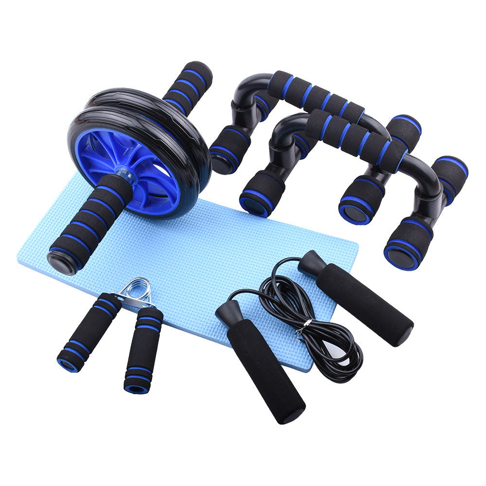 JMT-718922 Multifunctional Abdominal Wheel with 6-Piece Fitness Accessories