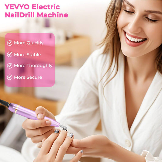 JMT-718986 Portable Electric Nail Drill Kit with Manicure Bits - User-Friendly and Lightweight Design