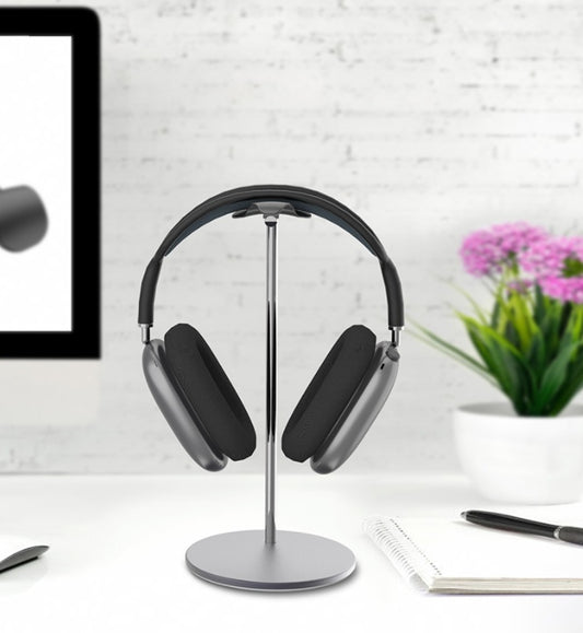 JMT-719626 Universal Headphone Stand - Aluminum Alloy Desktop Holder with Anti-Slip Base