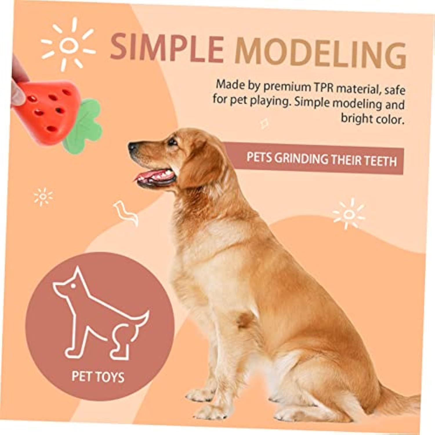 JMT-719818 Puppy Teething Toy for Small Dogs - Promotes Oral Health and Chewing Fun