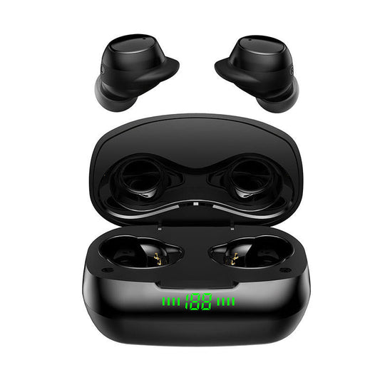JMT-719818 Wireless TWS 5.0 Earbuds with Noise Reduction and Power Display for Music and Calls