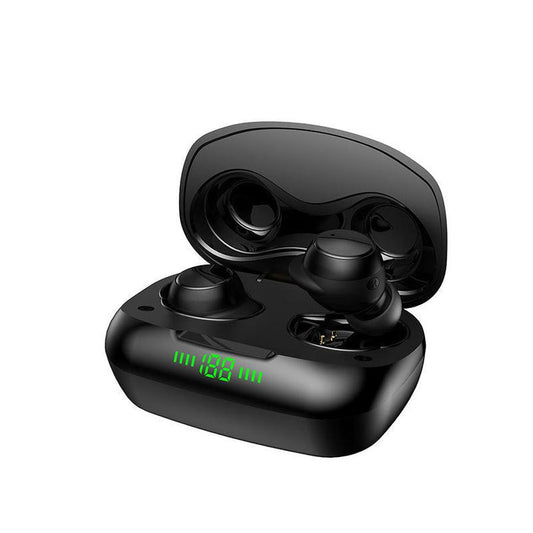 JMT-719818 Wireless TWS 5.0 Earbuds with Noise Reduction and Power Display for Music and Calls
