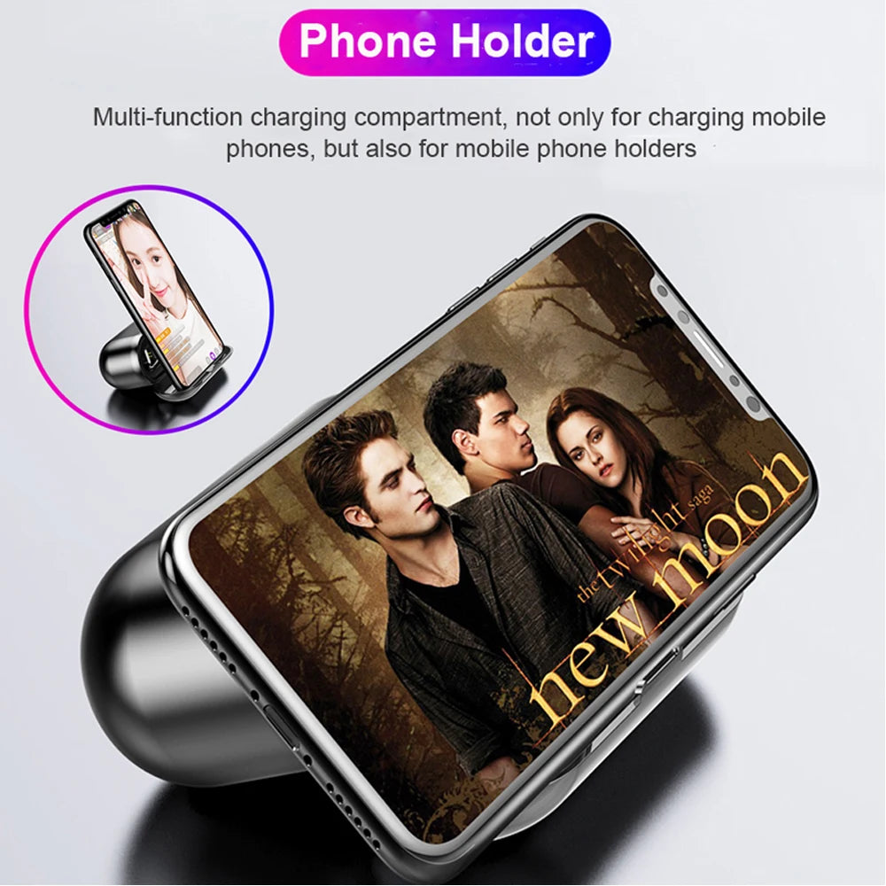 JMT-720010 Wireless Earbuds F9 TWS 5.0 with 2000mAh Charging Case and LED Display for Sports and Gaming