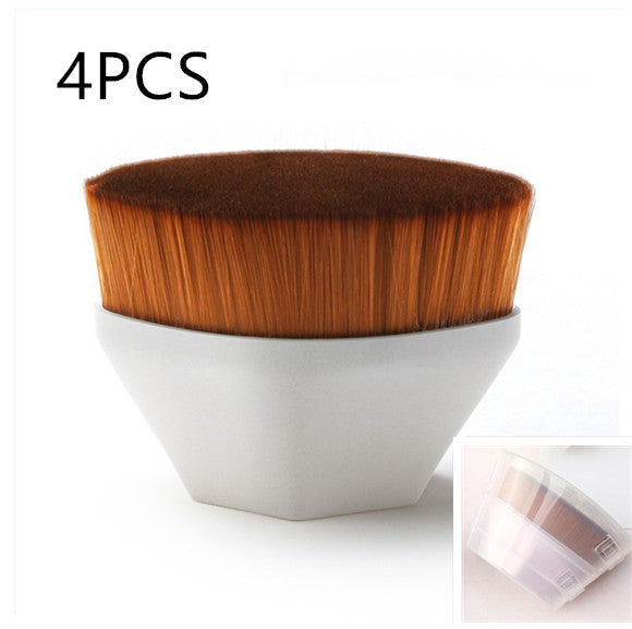 JMT-720266 Soft Synthetic Fiber Foundation and Blush Brush for Loose Powder Makeup